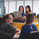 Meeting with Computer